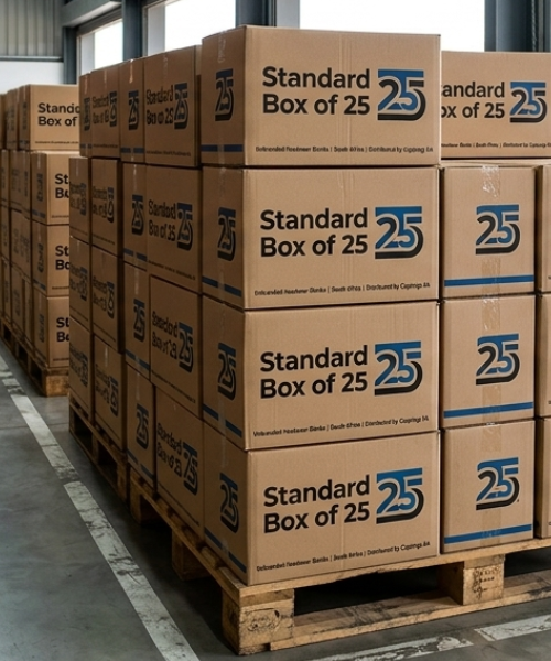 Blanks Direct wholesale headwear distribution desk in South Africa
