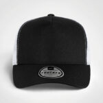 trucker_cap_black_white_front_view